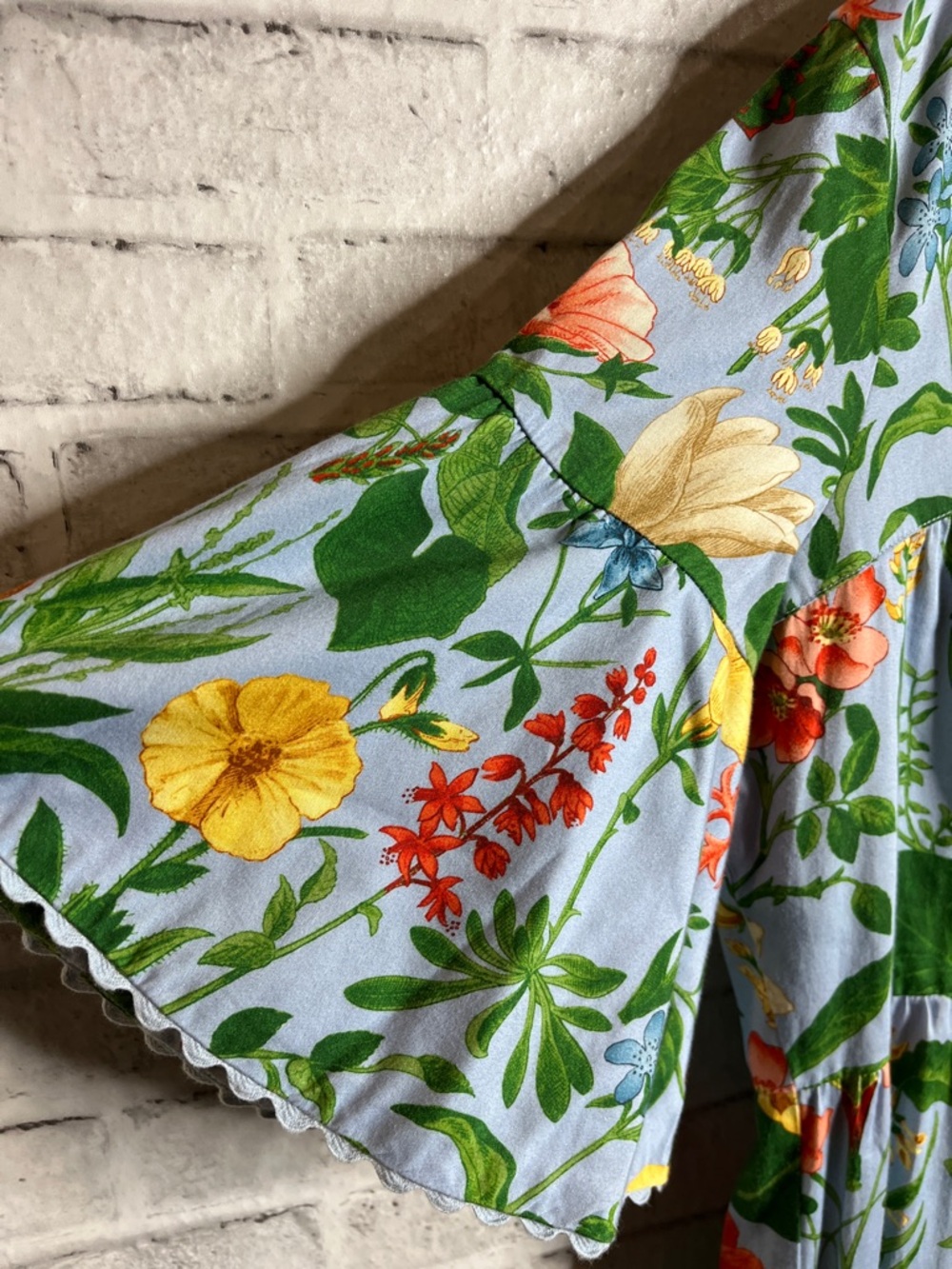 Tuckernuck blue blooming botanicals ginger floral maxi dress - Picture 5 of 11
